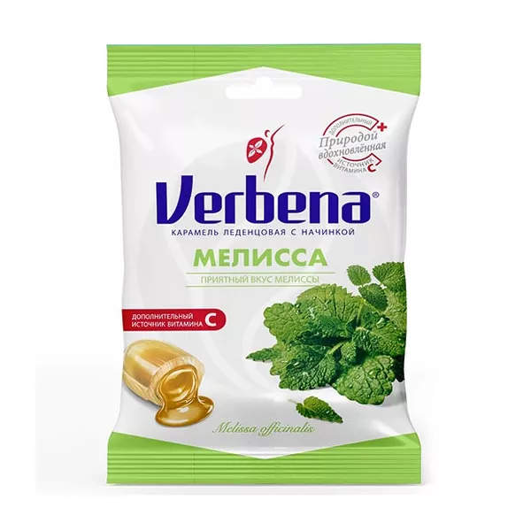 Изображение товара Леденцы с витамином C Вербена мелисса 60 г для поддержки иммунитета Изображение товара Леденцы с витамином C Вербена мелисса 60 г для поддержки иммунитета
