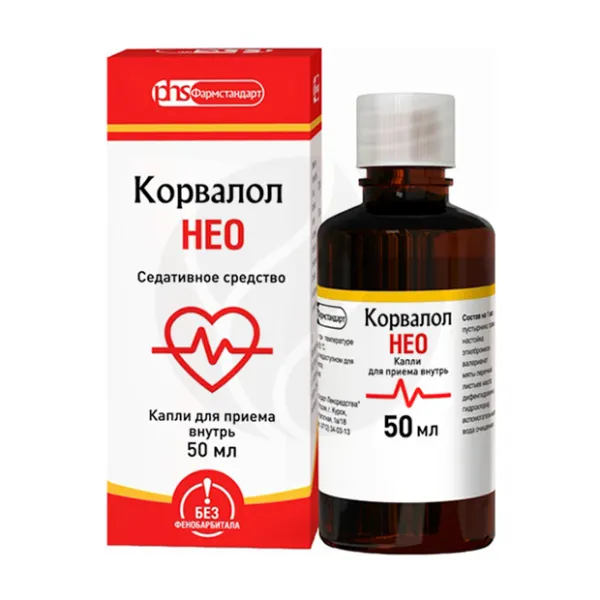 Корвалол Нео капли д/приема внутрь, 50мл