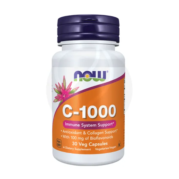 Изображение товара Витамин C NOW Foods Капсулы №30 с цитрусовыми биофлавоноидами Изображение товара Витамин C NOW Foods Капсулы №30 с цитрусовыми биофлавоноидами