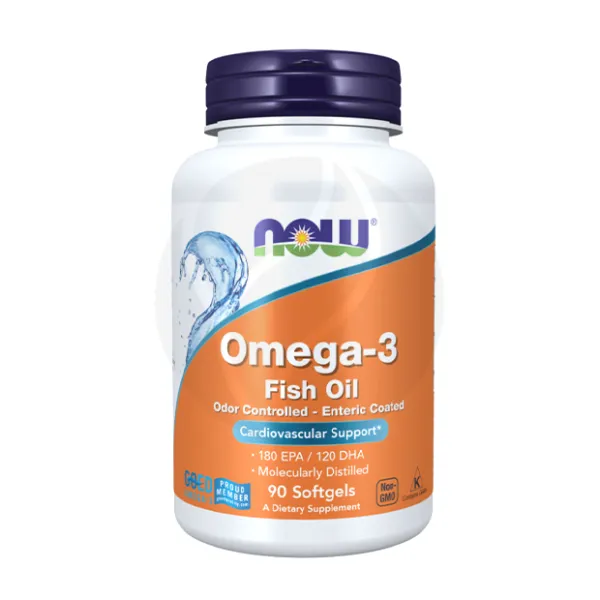 Изображение товара NOW Омега-3 дезодорированная капсулы, №90