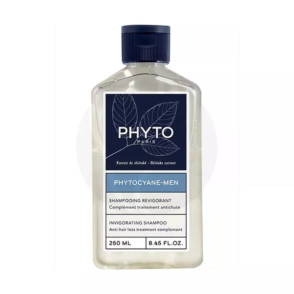 Изображение товара Укрепляющий шампунь для мужчин Phyto Phytocyane-men 250мл естественный уход Изображение товара Укрепляющий шампунь для мужчин Phyto Phytocyane-men 250мл естественный уход