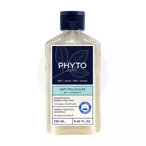 Изображение товара Шампунь против перхоти Phyto Anti-Dandruff 250 мл с экстрактами сельдерея и розмарина Изображение товара Шампунь против перхоти Phyto Anti-Dandruff 250 мл с экстрактами сельдерея и розмарина