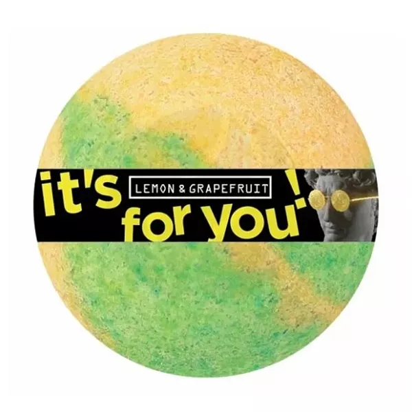 Изображение товара Бурлящий шар Лимон и грейпфрут шипучая соль 140г для ухода и релаксации Изображение товара Бурлящий шар Лимон и грейпфрут шипучая соль 140г для ухода и релаксации