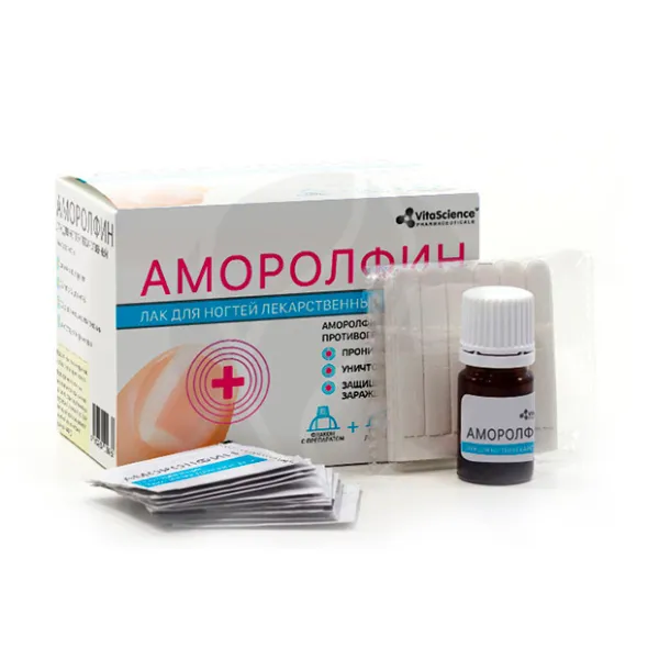 Изображение товара Vitascience Аморолфин лак для ногтей 5% 2,5мл лекарственное средство