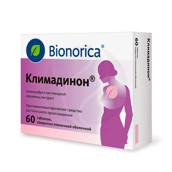 Изображение товара Климадинон таблетки покрыт. п/о, №60 Изображение товара Климадинон таблетки покрыт. п/о, №60