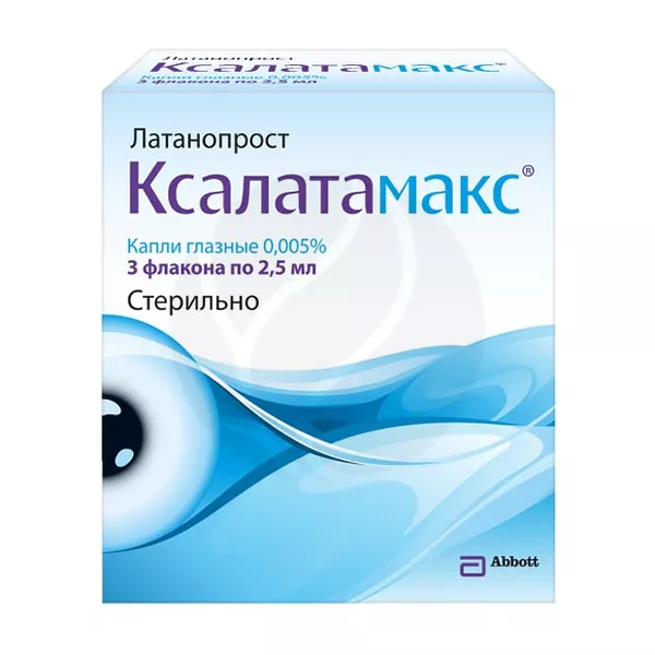 Изображение товара Ксалатамакс капли глазные 0,005% 2,5мл Jadran Galenski Изображение товара Ксалатамакс капли глазные 0,005% 2,5мл Jadran Galenski