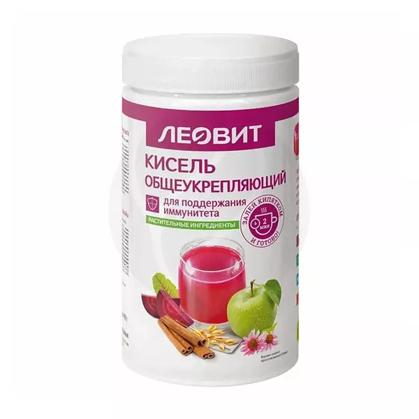 Изображение товара Леовит кисель общеукрепляющий 400г для иммунитета и профилактики заболеваний Изображение товара Леовит кисель общеукрепляющий 400г для иммунитета и профилактики заболеваний