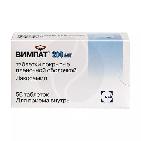 Изображение товара Вимпат таблетки покрыт. п/о 200мг, №56