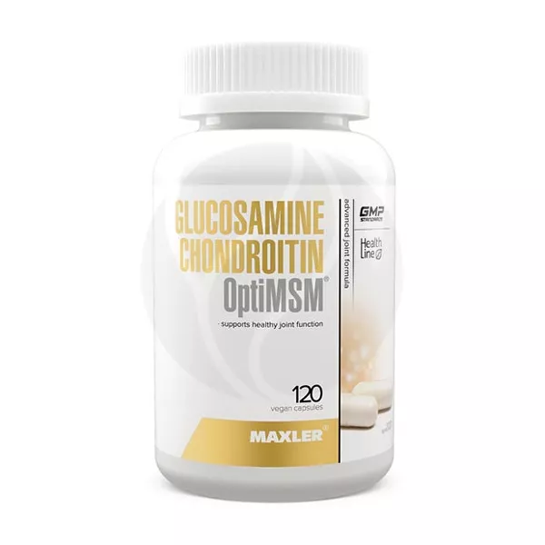 Изображение товара Maxler Глюкозамин-Хондроитин + OptiMSM капсулы 120 шт для здоровья суставов