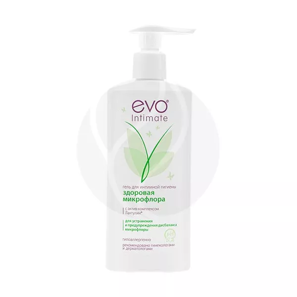 Изображение товара Гель Evo Intimate Здоровая микрофлора 250мл Изображение товара Гель Evo Intimate Здоровая микрофлора 250мл