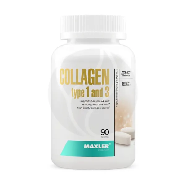 Изображение товара Maxler Коллаген тип 1 и 3 таблетки 90 шт для кожи суставов красоты