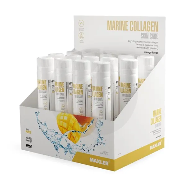 Изображение товара Maxler Skin Care Морской коллаген с витамином С и гиалуроновой кислотой жидкость 25мл