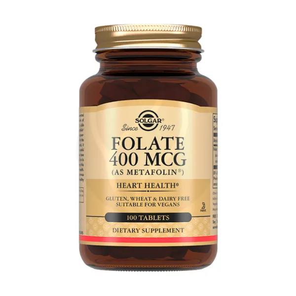 Solgar Фолат таблетки 400мкг, №100