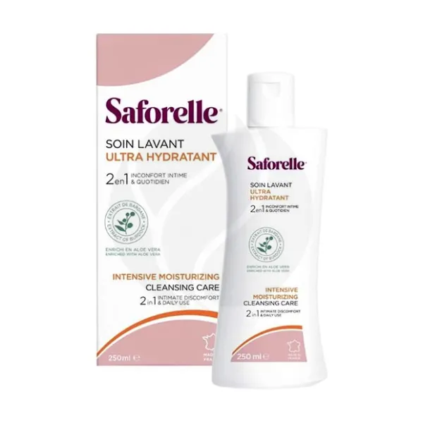 Saforelle гель для интимной гигиены Интенсивное увлажнение, 250мл