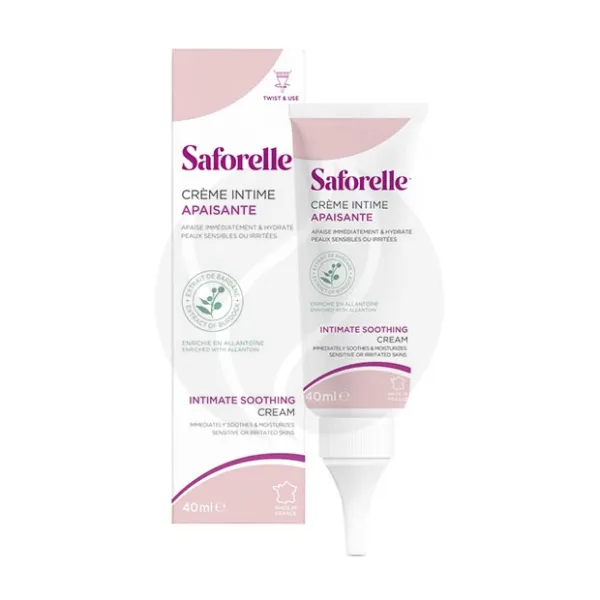 Saforelle крем-эмолент увлажняющий для интимной зоны, 40мл