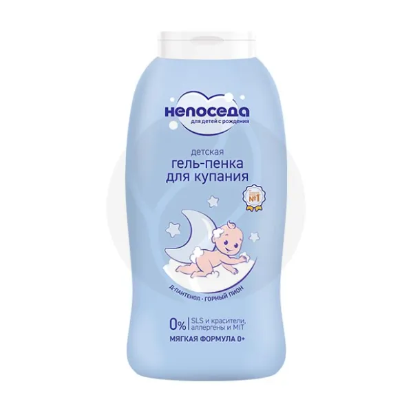 Непоседа гель-пенка для купания с ароматом горного пиона (0+), 400мл