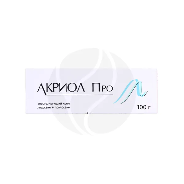 Изображение товара Акриол Про крем 2,5% + 2,5% для местного и наружного обезболивания 100г