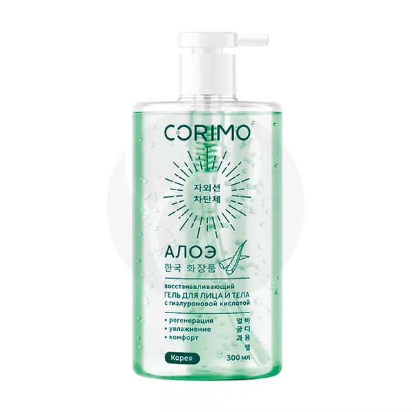 Изображение товара Восстанавливающий гель для лица и тела Corimo 300мл Изображение товара Восстанавливающий гель для лица и тела Corimo 300мл