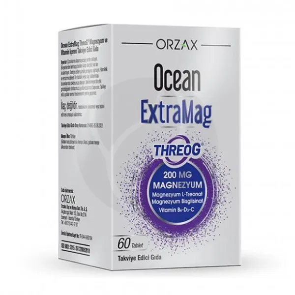 Изображение товара Orzax Ocean ЭкстраМаг ТреоG таблетки 60 шт турция Изображение товара Orzax Ocean ЭкстраМаг ТреоG таблетки 60 шт турция