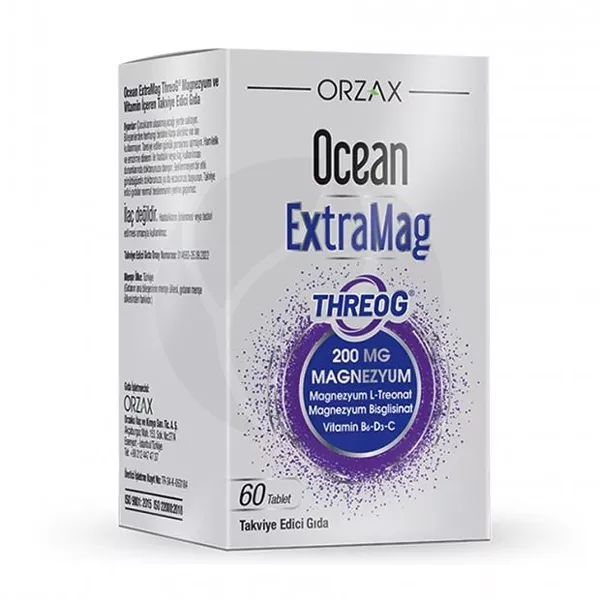 Изображение товара Orzax Ocean ЭкстраМаг ТреоG таблетки 60 шт турция Изображение товара Orzax Ocean ЭкстраМаг ТреоG таблетки 60 шт турция