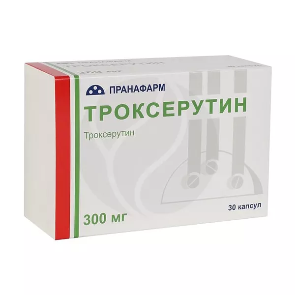 Изображение товара Троксерутин капсулы 300 мг, 30 шт - поддержка сосудов Изображение товара Троксерутин капсулы 300 мг, 30 шт - поддержка сосудов