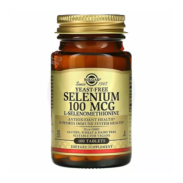 Изображение товара Solgar Селен таблетки 100мкг 100 шт биодоступный источник антиоксидантов Изображение товара Solgar Селен таблетки 100мкг 100 шт биодоступный источник антиоксидантов