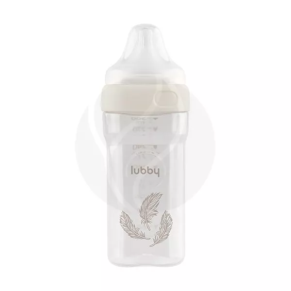 Изображение товара Бутылочка для кормления Lubby 300 мл с силиконовой соской 3+ мес Изображение товара Бутылочка для кормления Lubby 300 мл с силиконовой соской 3+ мес