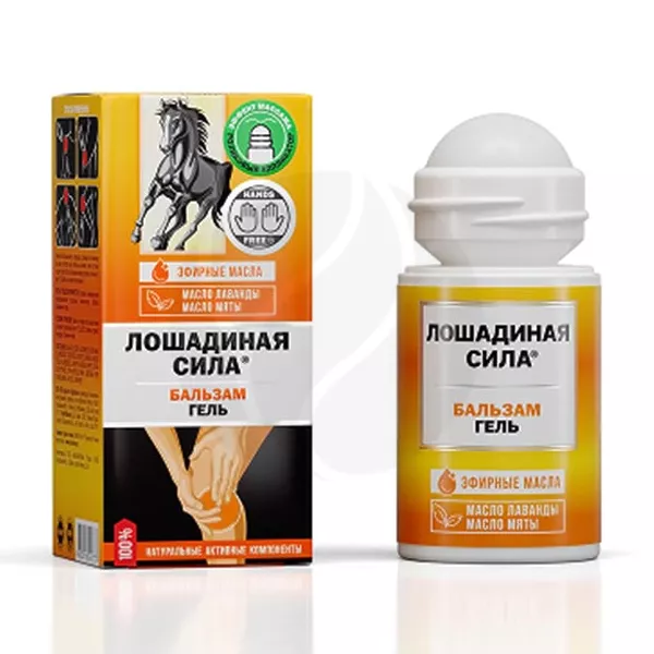 Изображение товара Лошадиная сила релаксирующий гель-бальзам роллер для тела 90мл Изображение товара Лошадиная сила релаксирующий гель-бальзам роллер для тела 90мл