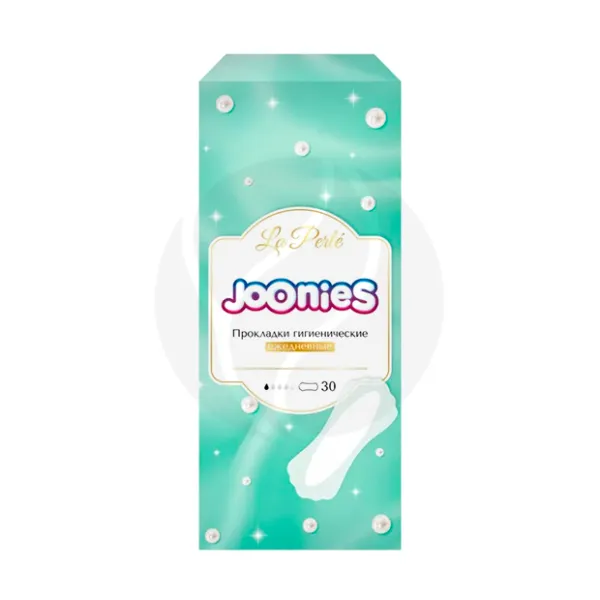 Изображение товара Гигиенические ежедневные прокладки Joonies La Perle 30 шт для девушек