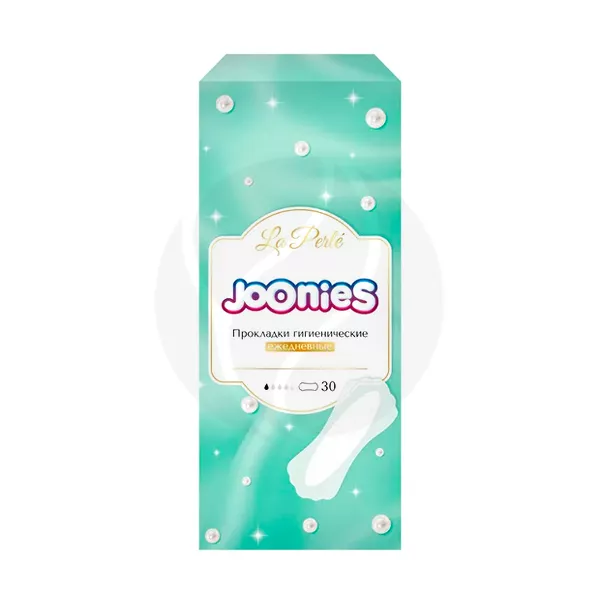 Изображение товара Гигиенические ежедневные прокладки Joonies La Perle 30 шт для девушек Изображение товара Гигиенические ежедневные прокладки Joonies La Perle 30 шт для девушек