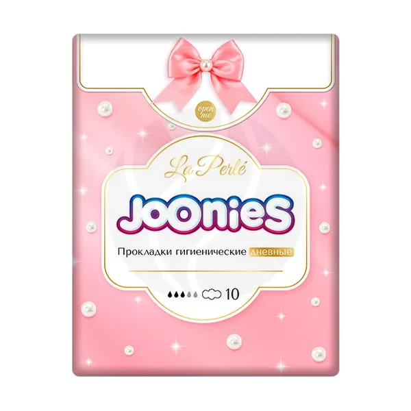 Изображение товара Гигиенические прокладки Joonies La Perle дневные 10 шт - надежная защита и комфорт Изображение товара Гигиенические прокладки Joonies La Perle дневные 10 шт - надежная защита и комфорт