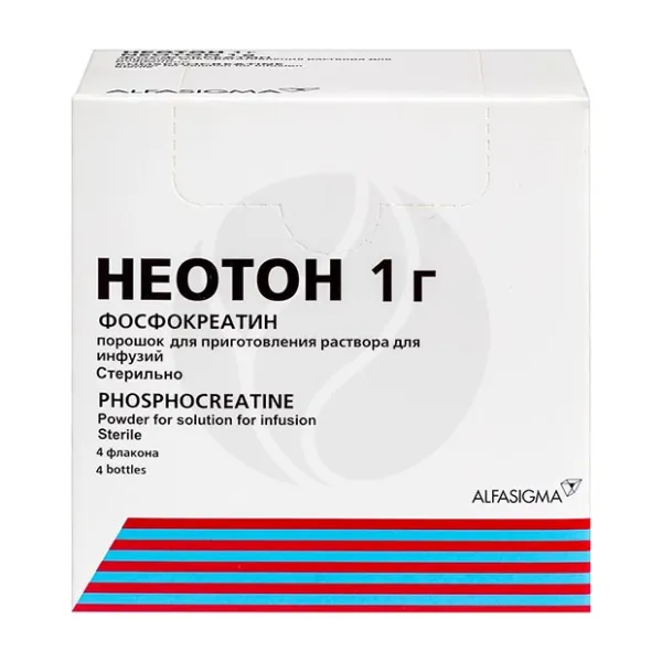 Изображение товара Неотон порошок для приготовления раствора для инфузий 1г №4 Италия