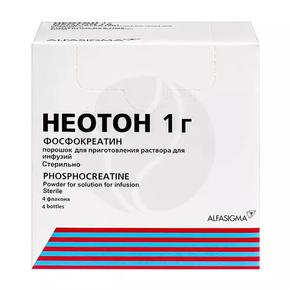 Изображение товара Неотон порошок для приготовления раствора для инфузий 1г №4 Италия Изображение товара Неотон порошок для приготовления раствора для инфузий 1г №4 Италия
