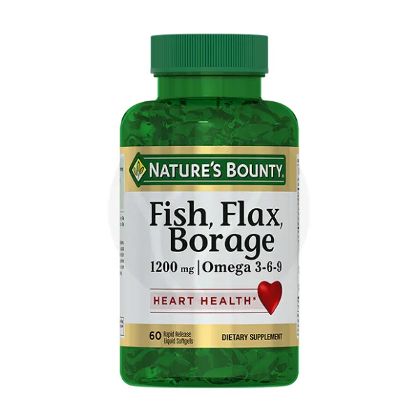 Изображение товара Nature's Bounty Омега 3-6-9 капсулы 60 шт натуральный комплекс для сердца и кожи
