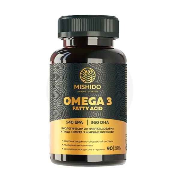 Mishido Омега 3 Жирные кислоты капсулы, №90