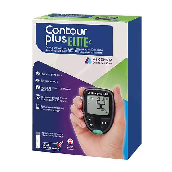 Изображение товара Contour Plus Elite глюкометр и ланцеты 5 шт - точность и удобство Изображение товара Contour Plus Elite глюкометр и ланцеты 5 шт - точность и удобство
