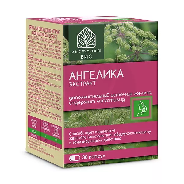 Изображение товара Экстракт ВИС Ангелика экстракт капсулы, №30
