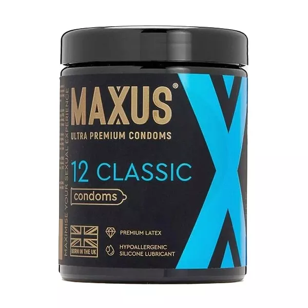 Изображение товара Maxus Classic презервативы классические 12 шт шарина 53 мм длина 180 мм