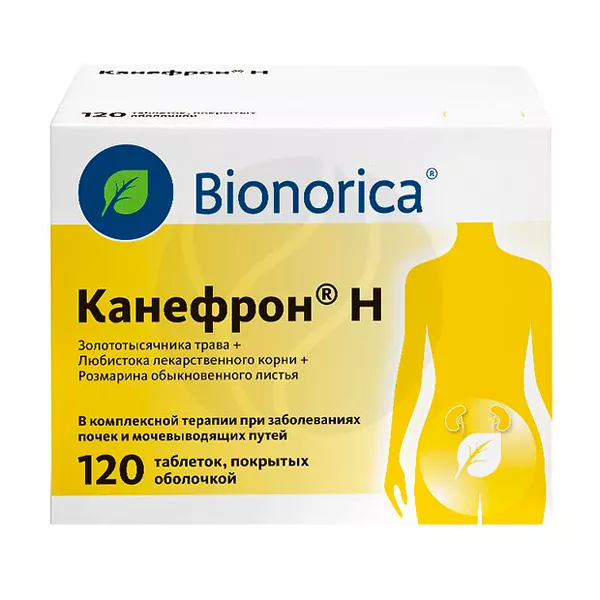 Изображение товара Канефрон Н таблетки п/о, No120 - натуральная поддержка мочевыводящей системы Изображение товара Канефрон Н таблетки п/о, No120 - натуральная поддержка мочевыводящей системы