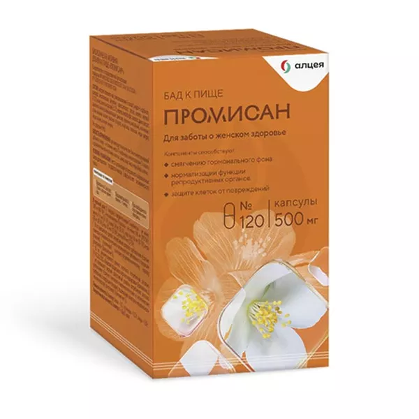 Изображение товара П Promisan Капсулы №120 Экстракт зеленого чая Индол-3-карбинол Изображение товара П Promisan Капсулы №120 Экстракт зеленого чая Индол-3-карбинол