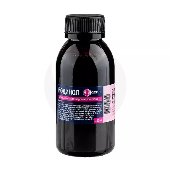 Изображение товара Раствор Йодинол Самарамедпром д/местн. и наружн. примен. 100 мл Изображение товара Раствор Йодинол Самарамедпром д/местн. и наружн. примен. 100 мл