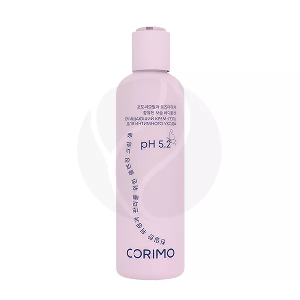 Изображение товара Corimo Очищающий крем-гель для интимного ухода с молочной кислотой и экстрактом розмарина, 200мл Изображение товара Corimo Очищающий крем-гель для интимного ухода с молочной кислотой и экстрактом розмарина, 200мл