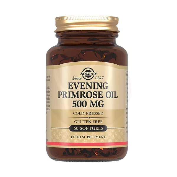 Изображение товара Solgar Масло примулы вечерней капсулы 500мг, №60 Изображение товара Solgar Масло примулы вечерней капсулы 500мг, №60