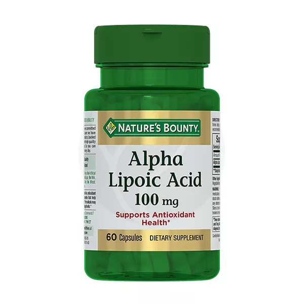 Изображение товара Nature's Bounty Альфа-липоевая кислота 100мг капсулы 60 шт