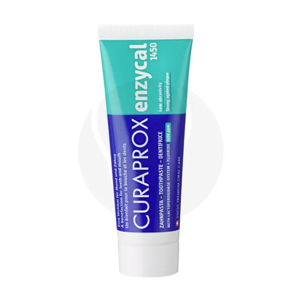 Изображение товара Curaprox Enzycal 1450 ppm зубная паста, 75мл Изображение товара Curaprox Enzycal 1450 ppm зубная паста, 75мл