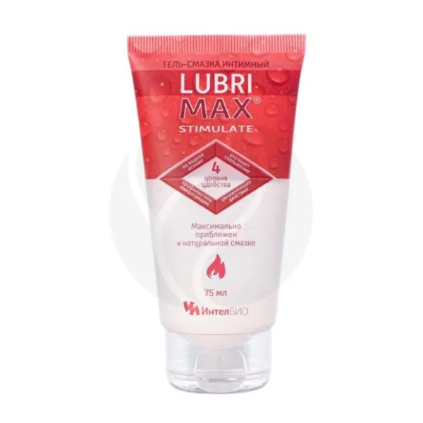 Изображение товара Lubrimax Stimulate гель-смазка, 75мл Изображение товара Lubrimax Stimulate гель-смазка, 75мл