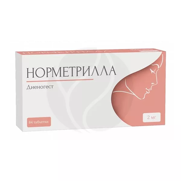 Изображение товара Норметрилла таблетки 2мг, №84 Изображение товара Норметрилла таблетки 2мг, №84
