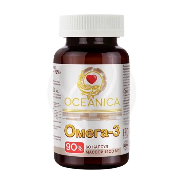 Изображение товара Океаника Омега-3 90% капсулы, №60