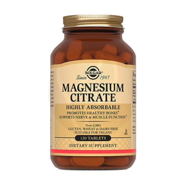 Изображение товара Solgar Цитрат магния таблетки 200мг, №120 Изображение товара Solgar Цитрат магния таблетки 200мг, №120