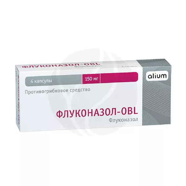 Изображение товара Флуконазол-OBL капсулы 150мг, №4